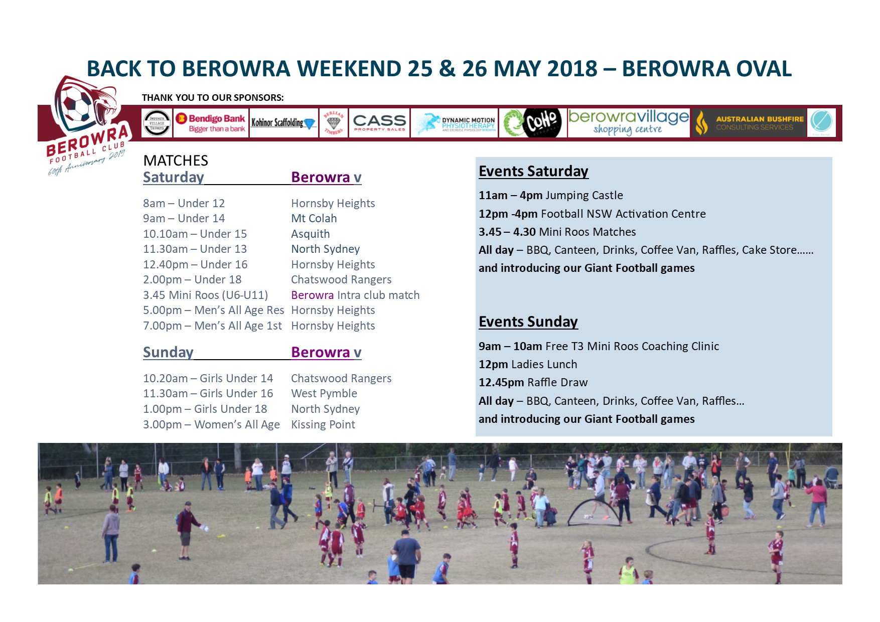 Back to Berowra Weekend