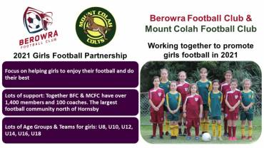 NEW FACE OF FEMALE FOOTBALL NORTH OF HORNSBY